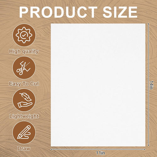 15 Pack Poster Boards 11 x 14 Inch White Poster Boards Heavyweight Poster Board Blank Poster Paper for Vision Boards Crafts Projects School Supplies Presentations Drawing Scrapbooking