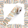 Tenceur 120 ft Bookshelf Border Trim Book Rolled Border Trim Decor Back to School Straight Bulletin Board Set for Library Classroom Poster Board Whiteboard Wall Decoration(Morandi,Neutral)